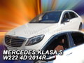 Mercedes S W222 2013-2020 (so zadnými) - deflektory Heko