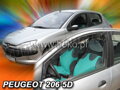 Peugeot 206 5-dverí 1998-2012 (predné) - deflektory Heko