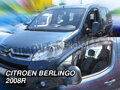 Peugeot Partner 2008-2018 (predné) - deflektory Heko