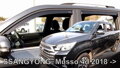 Ssangyong Musso od 2018 (so zadnými) - deflektory Heko
