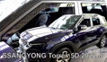 Ssangyong Torres od 2022 (so zadnými) - deflektory Heko