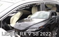 Lexus RX V AX5 od 2023 (so zadnými) - deflektory Heko