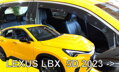 Lexus LBX od 2023 (so zadnými) - deflektory Heko