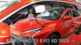 Forthing/Dongfeng T5 EVO 5-dvier od 2020 (so zadnými) - deflektory Heko