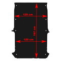 Fiat Doblo Cargo Maxi 2001-2010 (2-miesta) - gumová vanička do kufra Rezaw