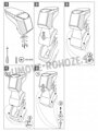 Ford B-Max od 2012 - Sivá lakťová opierka Armster 2