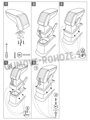Fiat Sedici 2006-2010 - Čierna lakťová opierka Armster S