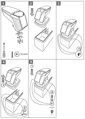 VW Caddy od 2021 (bez púzdra) - Čierna lakťová opierka Armster 2