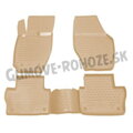 Volvo XC90 2002-2014 - autorohože s vysokým okrajom Béžové Novline