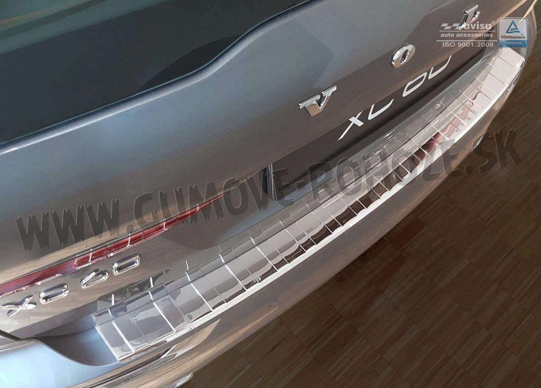 Lišta na zadný nárazník Volvo XC60 od 2017 Chróm