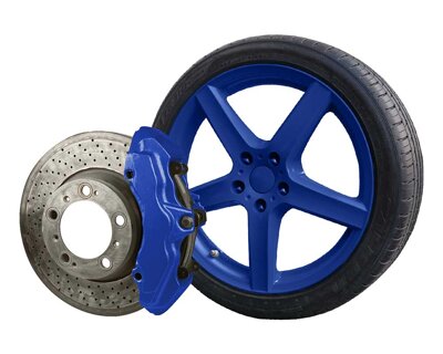 Sprej na brzdy dvojzložkový Foliatec - Modrá RS