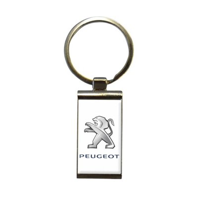 Kľúčenka živicová hranatá Peugeot