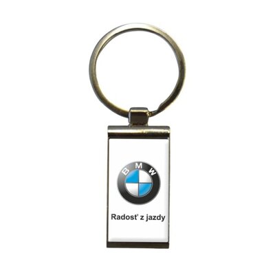 Kľúčenka živicová hranatá BMW