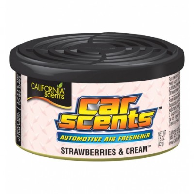 Vôňa do auta California Scents - Car Scents Strawberry & Cream