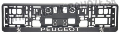 Podložka pod ŠPZ Peugeot - 2 ks