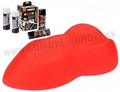 Červená Neón 2x400ml  - Foliatec tekutá guma v spreji