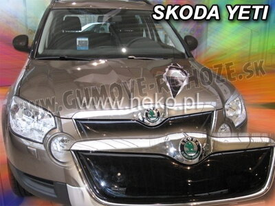 Škoda Yeti 2009-2013 Horná - zimná clona masky Heko