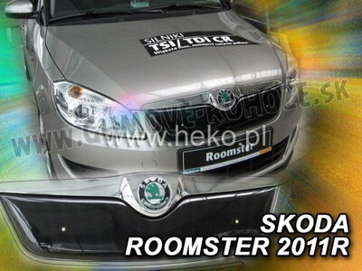 Škoda Roomster od 2010 Horná Facelift - zimná clona masky Heko
