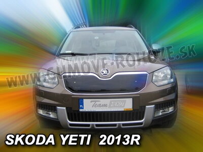 Škoda Yeti od 2013 Facelift - zimná clona masky Heko