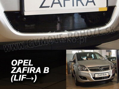 Opel Zafira B 2008-2012 Facelift - zimná clona masky Heko
