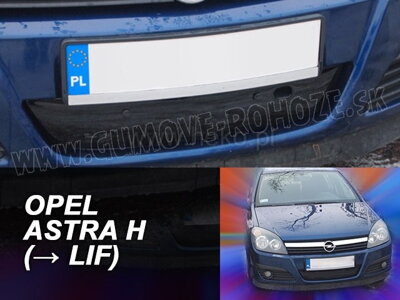 Opel Astra H 2004-2007 - zimná clona masky Heko