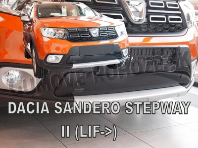 Dacia Sandero Stepway Facelift od 2017 - zimná clona masky Heko