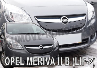 Opel Meriva B Facelift od 2017 - zimná clona masky Heko