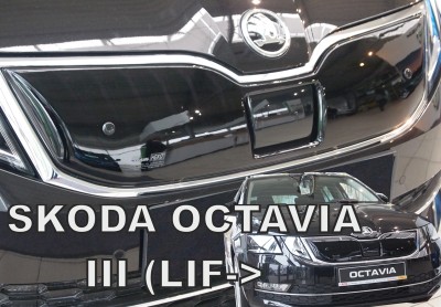 Škoda Octavia III Facelift 2017-2020 - zimná clona masky Heko