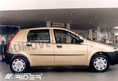 Fiat Punto 5-dverí 1999-2010 - ochranné lišty dverí