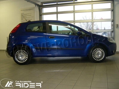 Fiat Punto Grande 3-dvere 2005-2009 - ochranné lišty dverí