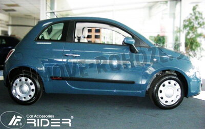 Fiat 500 od 2007 - ochranné lišty dverí