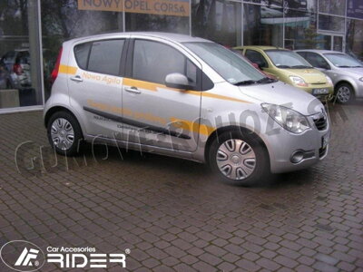 Opel Agila B 2008-2014 - ochranné lišty dverí