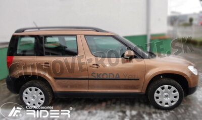 Škoda Yeti od 2009 - ochranné lišty dverí