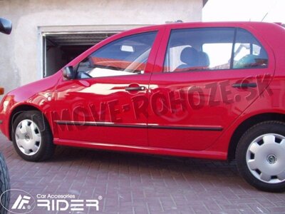 Škoda Fabia I 1999-2007 - ochranné lišty dverí