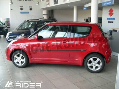 Suzuki Swift 3-dvere 2005-2010 - ochranné lišty dverí