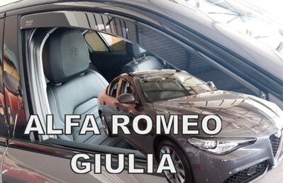 Alfa Romeo Giulia od 2016 (predné) - deflektory Heko