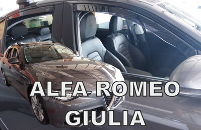 Alfa Romeo Giulia od 2016 (so zadnými) - deflektory Heko