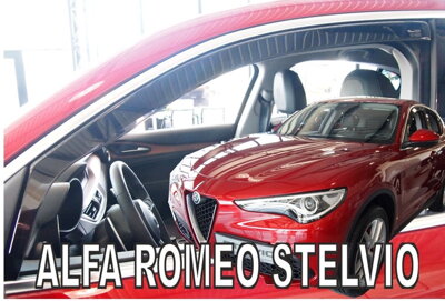 Alfa Romeo Stelvio od 2016 (predné) - deflektory Heko
