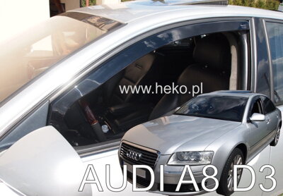 Audi A8 2002-2009 (predné) - deflektory Heko