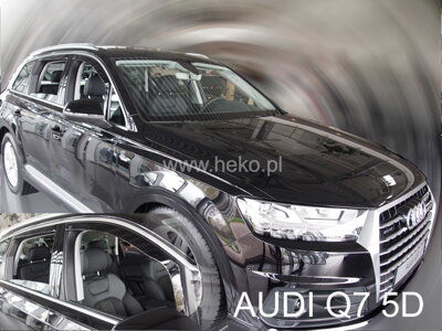 Audi Q7 od 2015 (so zadnými) - deflektory Heko