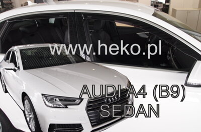 Audi A4 Sedan od 2016 (so zadnými) - deflektory Heko