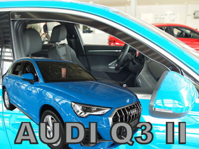 Audi Q3 od 2018 (predné) - deflektory Heko