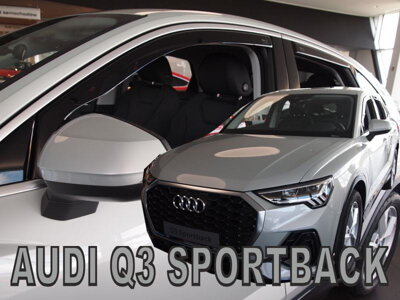 Audi Q3 Sportback od 2020 (so zadnými) - deflektory Heko