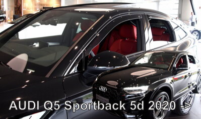 Audi Q5 Sportback od 2020 (so zadnými) - deflektory Heko