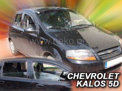 Chevrolet Kalos Htb 2004-2008 (so zadnými) - deflektory Heko