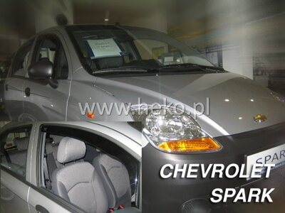 Chevrolet Spark 2005-2010 (so zadnými) - deflektory Heko