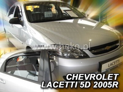 Chevrolet Lacetti Htb 2002-2012 (so zadnými) - deflektory Heko