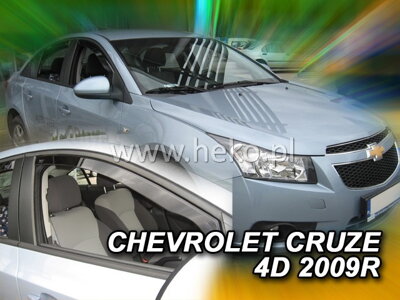 Chevrolet Cruze od 2009 (predné) - deflektory Heko