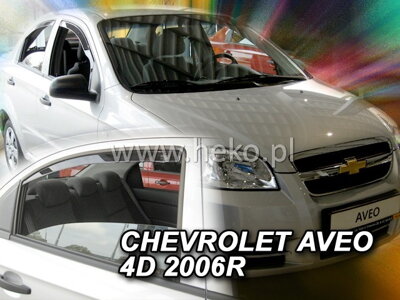 Chevrolet Aveo Sedan 2006-2011 (so zadnými) - deflektory Heko