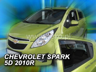Chevrolet Spark od 2010 (so zadnými) - deflektory Heko